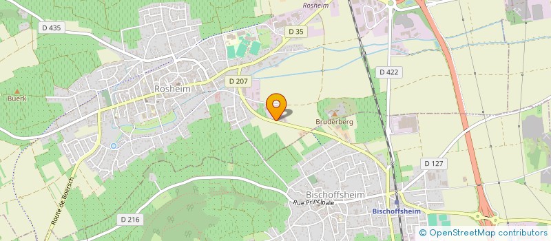 localisation de l'entreprise MONSIEUR CHRISTIAN BURGER  ROSHEIM