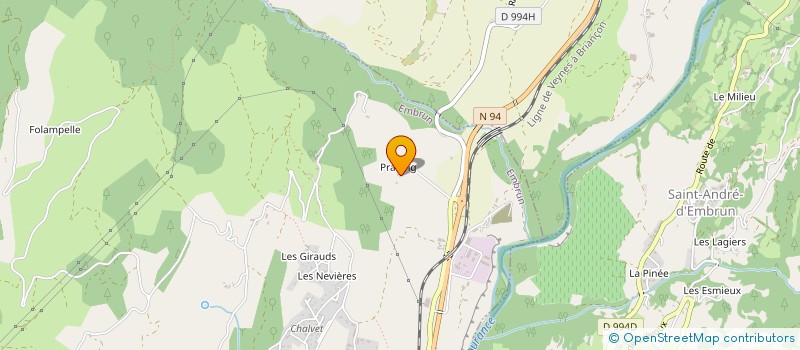 localisation de l'entreprise MONSIEUR CHRISTIAN BURGER à EMBRUN