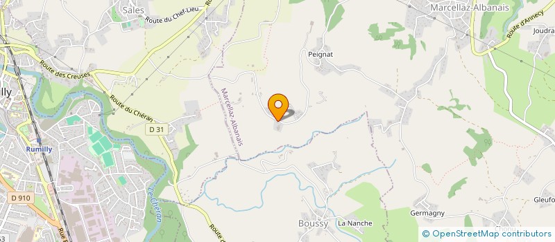 localisation de l'entreprise MONSIEUR CHRISTIAN BURNET à MARCELLAZ-ALBANAIS