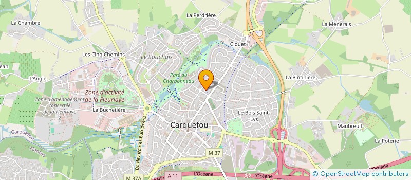 localisation de l'entreprise MONSIEUR CHRISTIAN BUSSON à CARQUEFOU