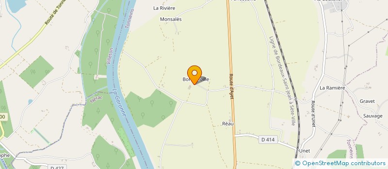 localisation de l'entreprise MONSIEUR CHRISTIAN BUZIOL  TONNEINS