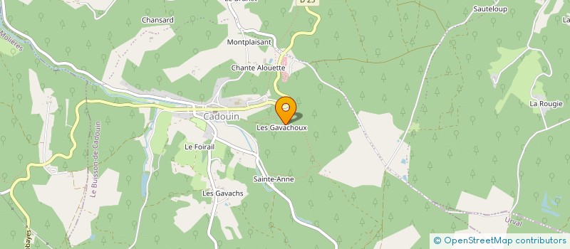 localisation de l'entreprise MONSIEUR CHRISTIAN CABAR  LE BUISSON-DE-CADOUIN