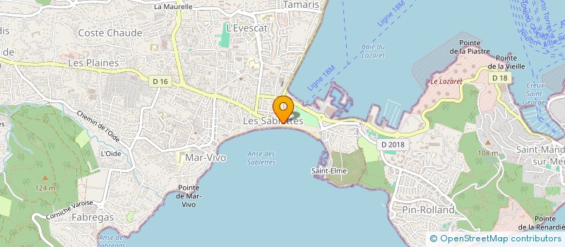localisation de l'entreprise MONSIEUR CHRISTIAN CABONI à LA SEYNE-SUR-MER