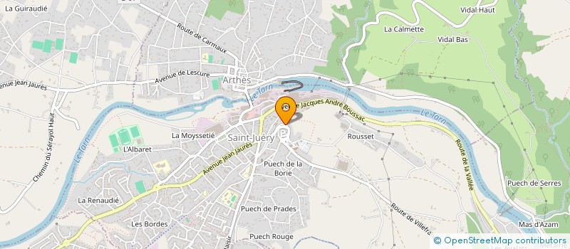 localisation de l'entreprise MONSIEUR CHRISTIAN CABROL à SAINT-JUERY