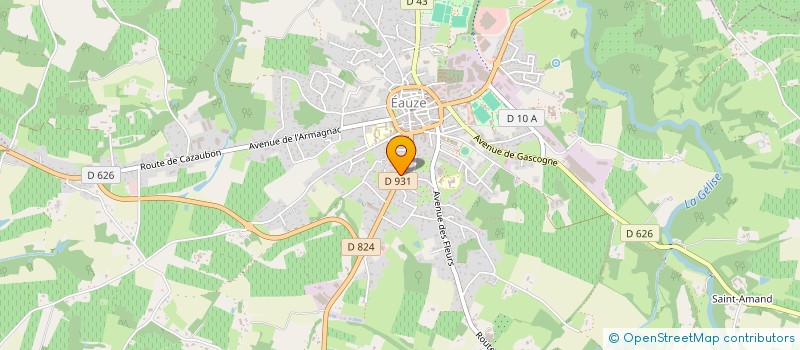 localisation de l'entreprise MONSIEUR CHRISTIAN CABUT  EAUZE