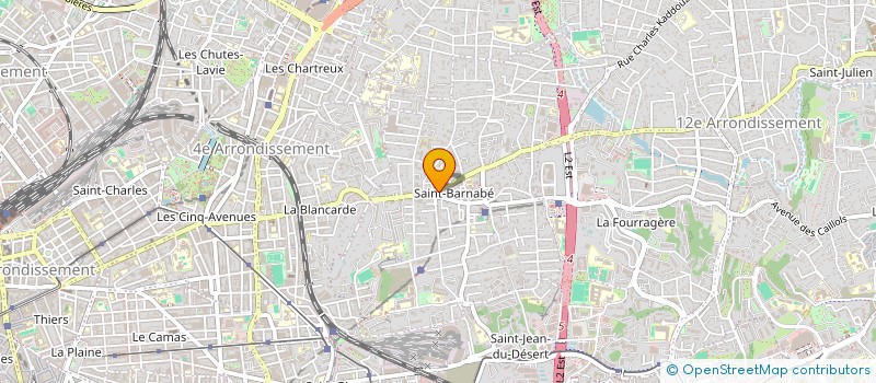 localisation de l'entreprise MONSIEUR CHRISTIAN CADEL à MARSEILLE