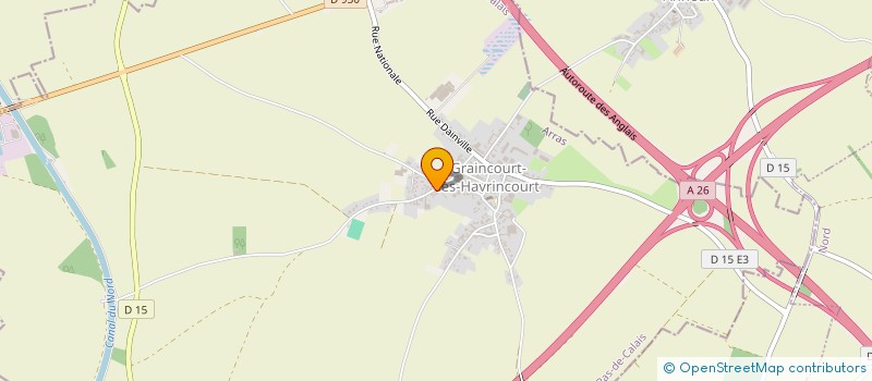 localisation de l'entreprise MONSIEUR CHRISTIAN CAFFIN  HAVRINCOURT