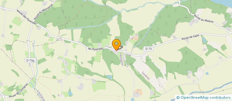 localisation de l'entreprise MONSIEUR CHRISTIAN CAILLABA  LAUTIGNAC