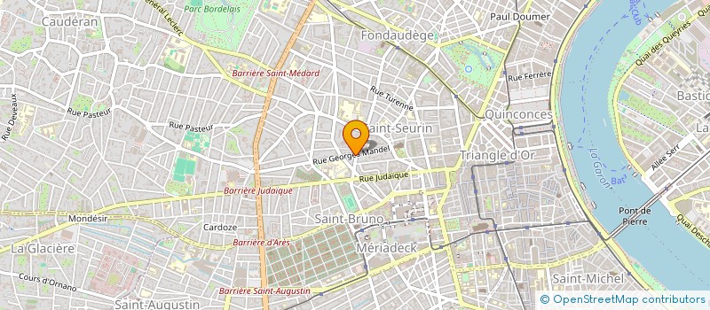 localisation de l'entreprise MONSIEUR CHRISTIAN CAILLEAUX à BORDEAUX