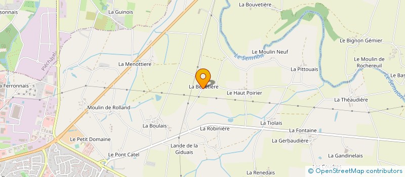 localisation de l'entreprise MONSIEUR CHRISTIAN CAILLIBOT  BAIN-DE-BRETAGNE