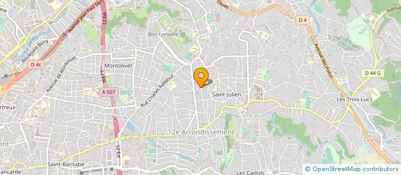 localisation de l'entreprise MONSIEUR CHRISTIAN CALANCHINI à MARSEILLE