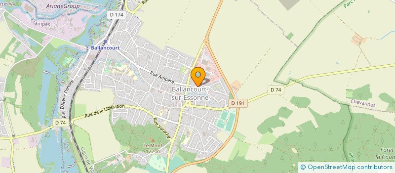 localisation de l'entreprise MONSIEUR CHRISTIAN CAM  BALLANCOURT-SUR-ESSONNE