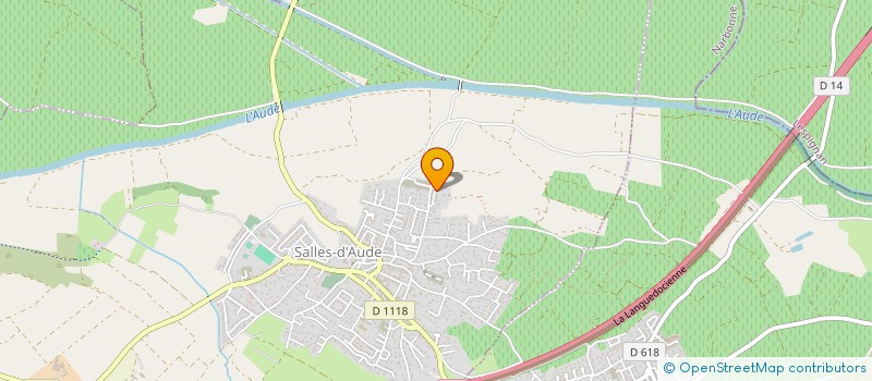 localisation de l'entreprise MONSIEUR CHRISTIAN CAMBAO  SALLES-D'AUDE