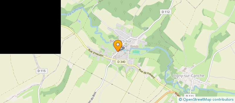 localisation de l'entreprise MONSIEUR CHRISTIAN CAMUS  BOUBERS-SUR-CANCHE