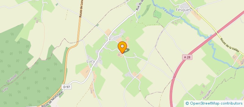 localisation de l'entreprise MONSIEUR CHRISTIAN CANCHON  LUCY