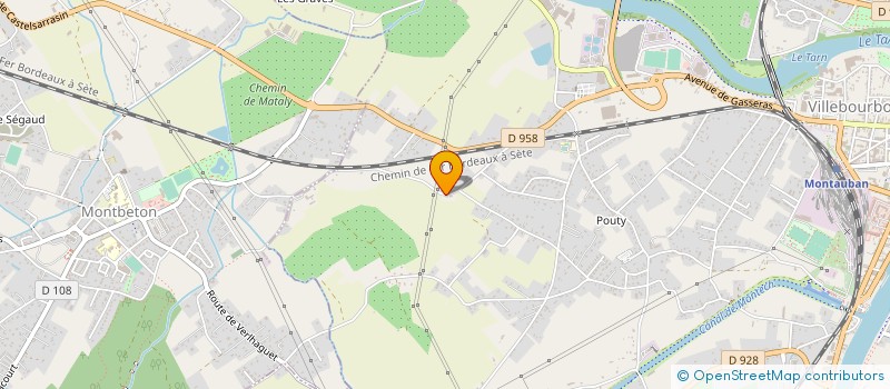 localisation de l'entreprise MONSIEUR CHRISTIAN CANETTI à MONTAUBAN