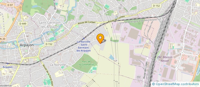 localisation de l'entreprise MONSIEUR CHRISTIAN CANTAL à SAINT-GERMAIN-LES-ARPAJON