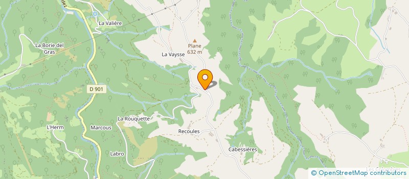 localisation de l'entreprise MONSIEUR CHRISTIAN CANTALA à CONQUES-EN-ROUERGUE