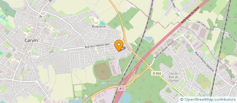 localisation de l'entreprise MONSIEUR CHRISTIAN CANTRELLE  CARVIN