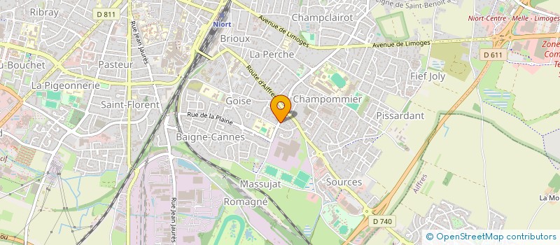 localisation de l'entreprise MONSIEUR CHRISTIAN CAPLIEZ  NIORT