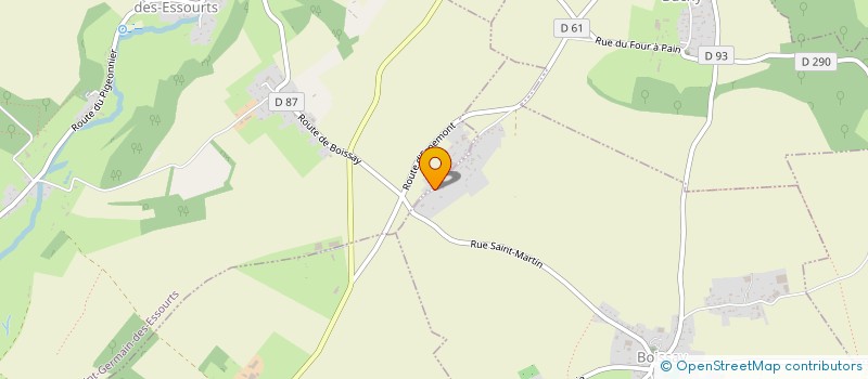 localisation de l'entreprise MONSIEUR CHRISTIAN CARABIN  SAINT-GERMAIN-DES-ESSOURTS