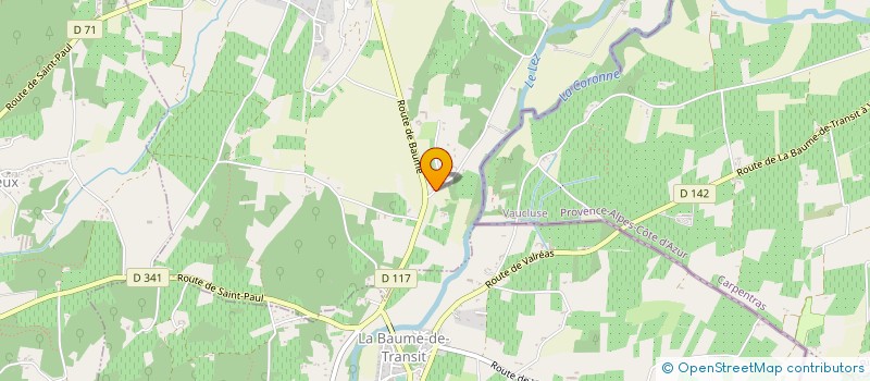 localisation de l'entreprise MONSIEUR CHRISTIAN CARANTE à MONTSEGUR-SUR-LAUZON