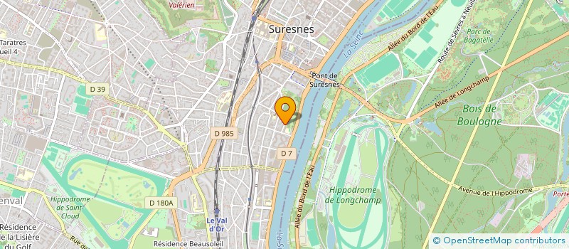 localisation de l'entreprise MONSIEUR CHRISTIAN CARARE à SURESNES