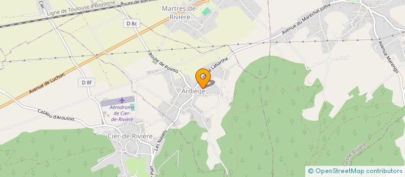 localisation de l'entreprise MONSIEUR CHRISTIAN CARBONNE à ARDIEGE
