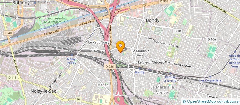 localisation de l'entreprise MONSIEUR CHRISTIAN CARBONNEL à NOISY-LE-SEC
