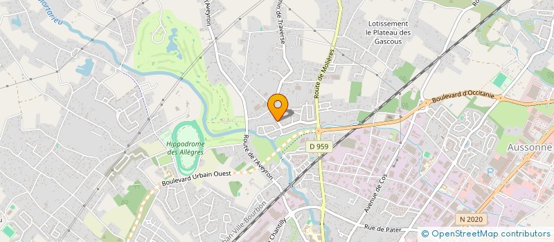 localisation de l'entreprise MONSIEUR CHRISTIAN CARBONNEL à MONTAUBAN