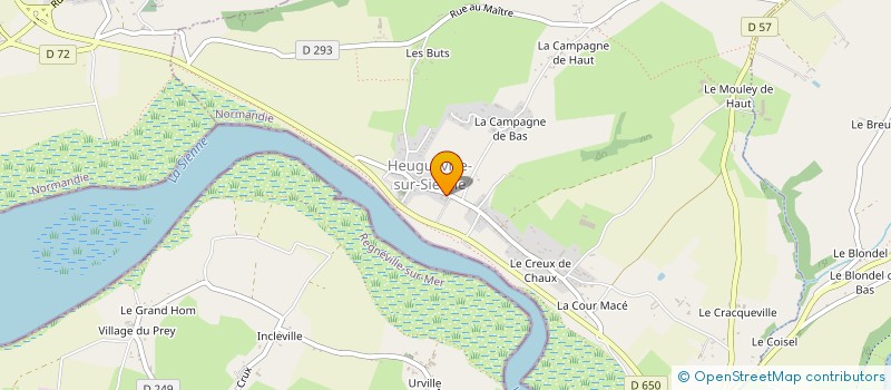 localisation de l'entreprise MONSIEUR CHRISTIAN CARDIN à HEUGUEVILLE-SUR-SIENNE
