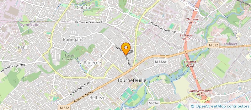 localisation de l'entreprise MONSIEUR CHRISTIAN CAREL  TOURNEFEUILLE