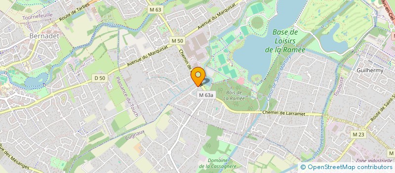 localisation de l'entreprise MONSIEUR CHRISTIAN CARIA  TOURNEFEUILLE