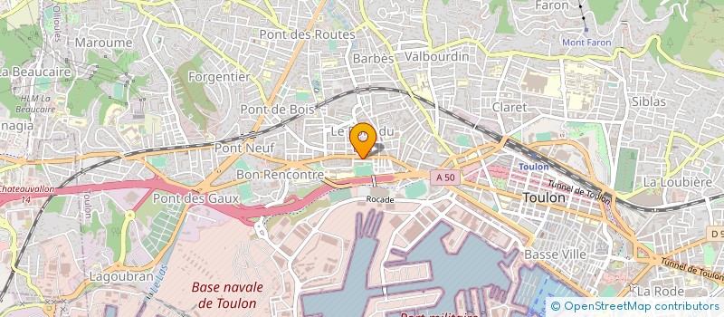 localisation de l'entreprise MONSIEUR CHRISTIAN CARILLO à TOULON
