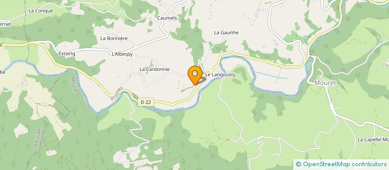 localisation de l'entreprise MONSIEUR CHRISTIAN CARLES  PRUINES