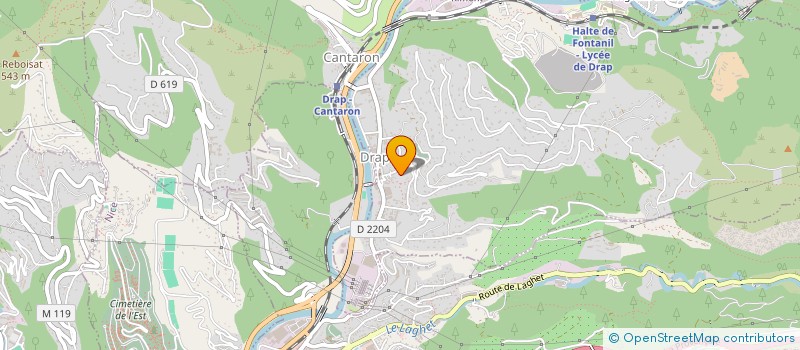 localisation de l'entreprise MONSIEUR CHRISTIAN CARLETTO  DRAP