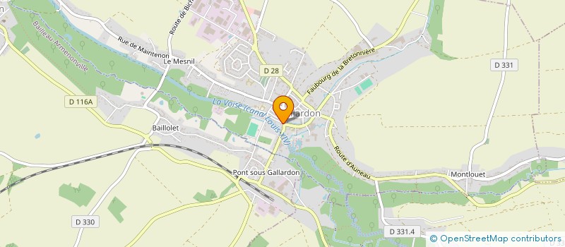 localisation de l'entreprise MONSIEUR CHRISTIAN CARNET à GALLARDON