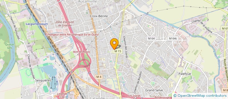 localisation de l'entreprise MONSIEUR CHRISTIAN CARNET  TOULOUSE