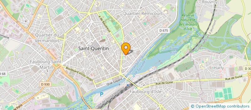 localisation de l'entreprise MONSIEUR CHRISTIAN CARO à SAINT-QUENTIN