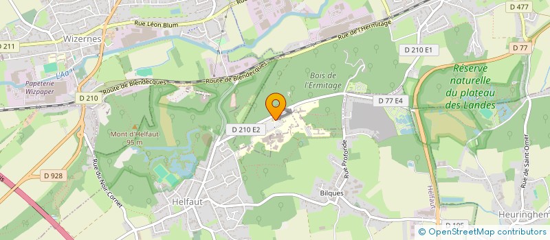 localisation de l'entreprise MONSIEUR CHRISTIAN CARON  BLENDECQUES