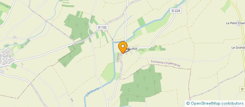 localisation de l'entreprise MONSIEUR CHRISTIAN CAROUGEAT  FONTAINE-CHALENDRAY