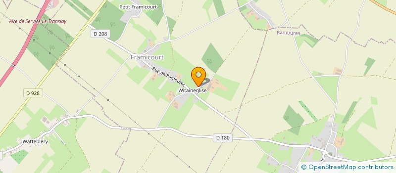 localisation de l'entreprise MONSIEUR CHRISTIAN CARPENTIER  FRAMICOURT