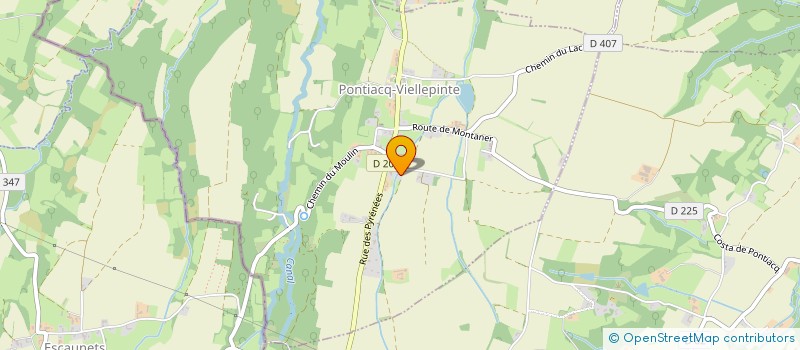 localisation de l'entreprise MONSIEUR CHRISTIAN CARPY  PONTIACQ-VIELLEPINTE