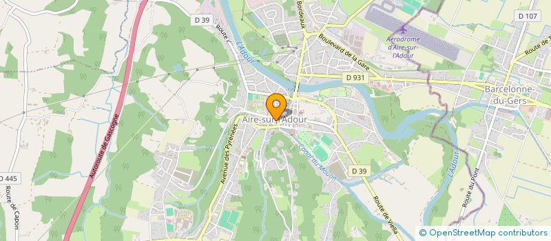 localisation de l'entreprise MONSIEUR CHRISTIAN CARRERE  LATRILLE