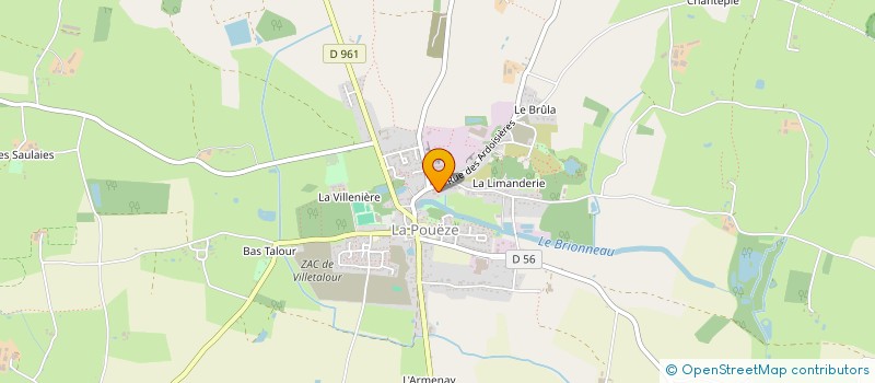 localisation de l'entreprise MONSIEUR CHRISTIAN CARRETIER à ERDRE-EN-ANJOU