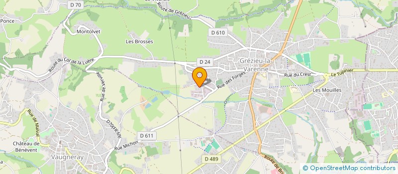 localisation de l'entreprise MONSIEUR CHRISTIAN CARRIE à GREZIEU-LA-VARENNE