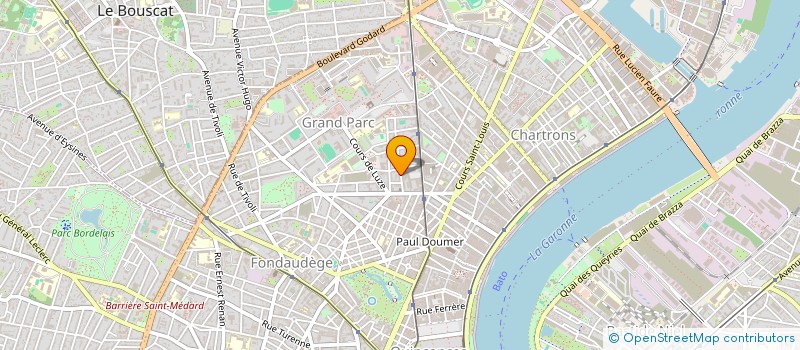 localisation de l'entreprise MONSIEUR CHRISTIAN CARTIER  BORDEAUX