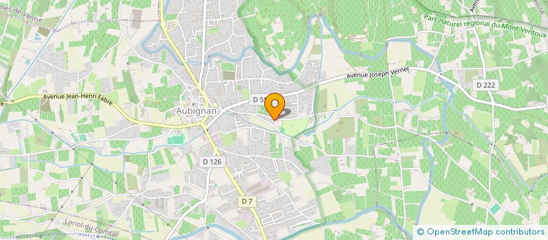 localisation de l'entreprise MONSIEUR CHRISTIAN CARUANA  AUBIGNAN