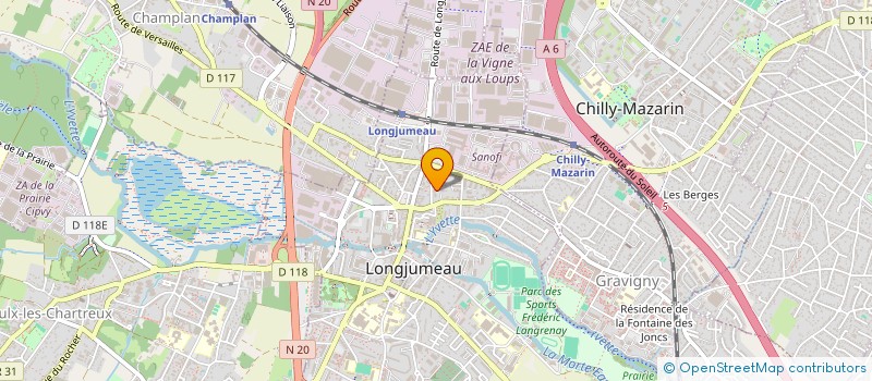 localisation de l'entreprise MONSIEUR CHRISTIAN CARVIGAN à LONGJUMEAU