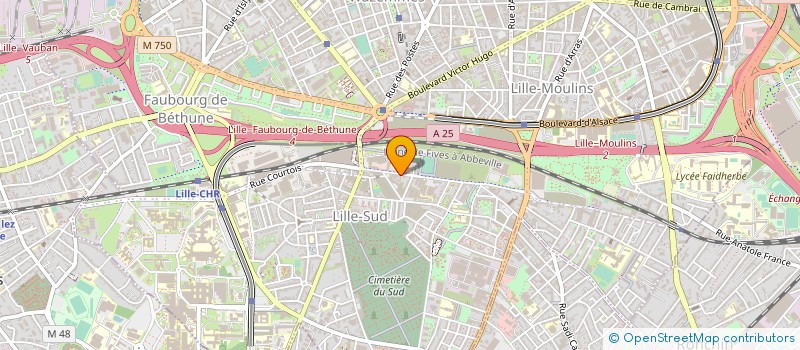 localisation de l'entreprise MONSIEUR CHRISTIAN CASTELAIN à LILLE
